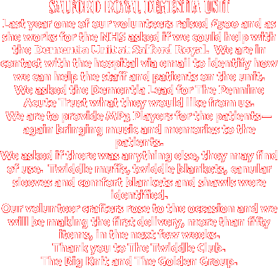 SALFORD ROYAL DEMENTIA UNIT